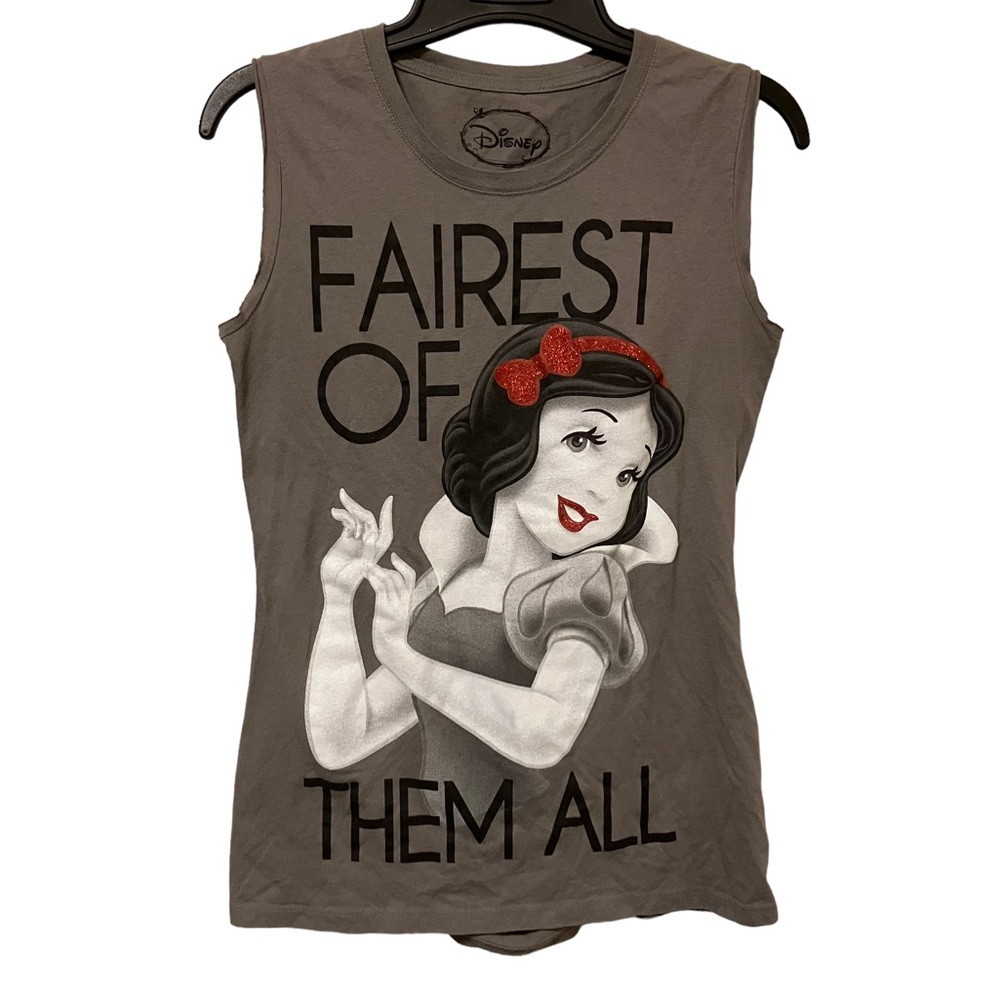 Disney Snow White Fairest Of Them All Cut Out Back Top